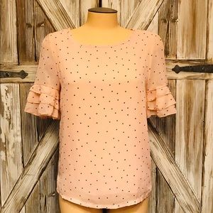 Blouse polka dots. New without tags.
